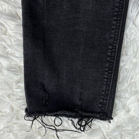 Old Navy Rockstar Mid-Rise Super Skinny Jeans Sz 6 Womens 25” Inseam Faded Black - Picture 4 of 11